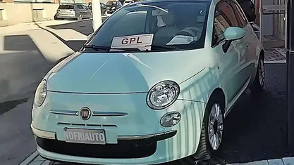 Usata Fiat 500 Lounge 69 CV (50 kW) 2014 Verde Utilitaria