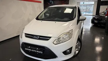 Usata Ford C-MAX Titanium 116 CV (85 kW) 2014 Bianco Monovolume