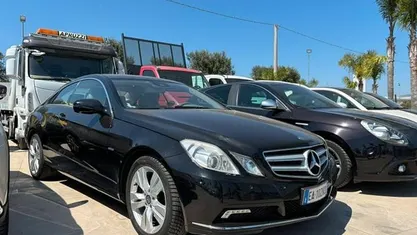 Usata Mercedes E200 Avantgarde 204 CV (150 kW) 2009 Nero Coupé