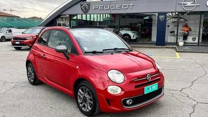 Usata Fiat 500C S 69 CV (50 kW) 2017 Rosso Cabrio