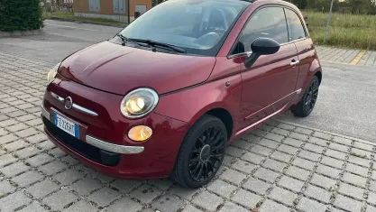 Usata Fiat 500C Lounge 69 CV (50 kW) 2015 Rosso Cabrio
