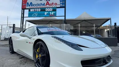 Usata Ferrari 458 570 CV (419 kW) 2010 Bianco Coupé