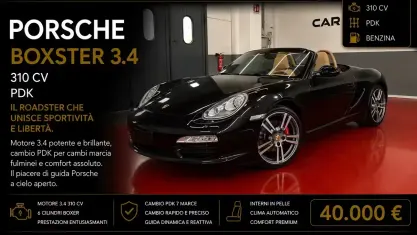 Usata Porsche Boxster S 310 CV (228 kW) 2014 Nero Cabrio