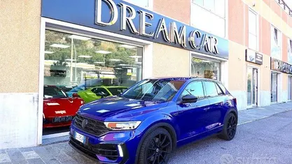 Usata VW T-Roc R 300 CV (220 kW) 2021 Blu metallizzato SUV