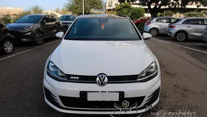 Usata VW Golf VII GTD 184 CV (135 kW) 2015 Bianco Berlina