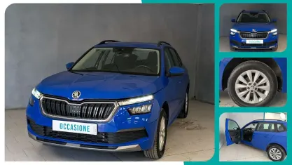 Usata Skoda Kamiq Ambition 110 CV (80 kW) 2022 Blu/azzurro SUV