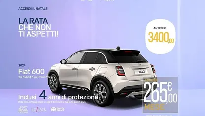 Usata Fiat 600 La Prima 110 CV (80 kW) 2024 Rosso SUV