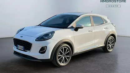Frozen white Usata 2023 Ford Puma Titanium S SUV | 17.900 € (Buon prezzo)