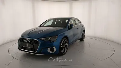 Usata Audi A3 Advanced 110 CV (80 kW) 2023 Blu Berlina