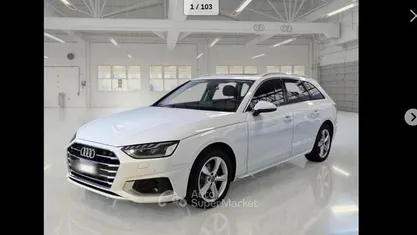 Usata Audi A4 Advanced 136 CV (100 kW) 2020 Bianco Station wagon