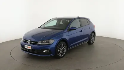 Begagnad VW Polo Highline 115 HK (84 kW) 2018 Blå Halvkombi