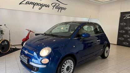 Usata Fiat 500 Lounge 69 CV (50 kW) 2009 Blu Cabrio