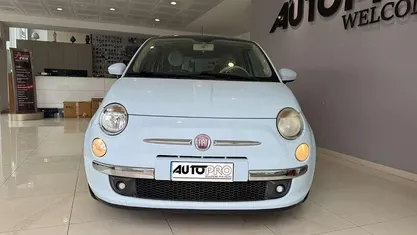 Blu/azzurro Usata 2009 Fiat 500 Lounge Due volumi | 3800 € (Buon prezzo)