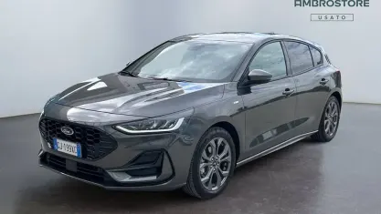 Begagnad Ford Focus ST-Line 125 HK (91 kW) 2022 Grå Sedan