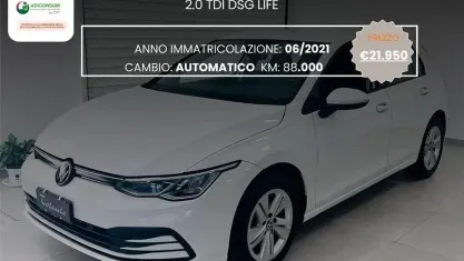 Używany VW Golf VII Life 116 KM (85 kW) 2021 Biały Hatchback