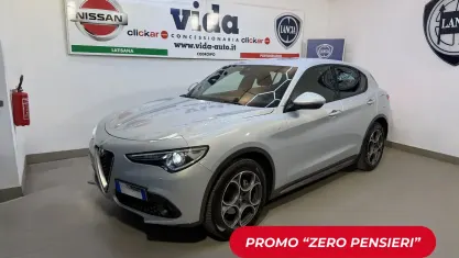 Usata Alfa Romeo Stelvio Ti 209 CV (153 kW) 2022 Grigio metallizzato SUV