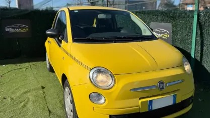 Usata Fiat 500 75 CV (55 kW) 2009 Giallo Cabrio