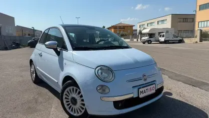 Usata Fiat 500 69 CV (50 kW) 2009 Bluazzurro Cabrio