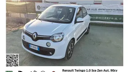 Usata Renault Twingo Zen 90 CV (66 kW) 2018 Bianco Utilitaria