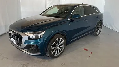 Usata Audi Q8 S-Line 231 CV (169 kW) 2020 Blu SUV
