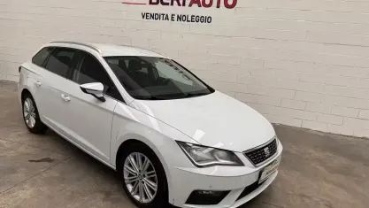 Usata Seat Leon 150 CV (110 kW) 2018 Bianco Station wagon