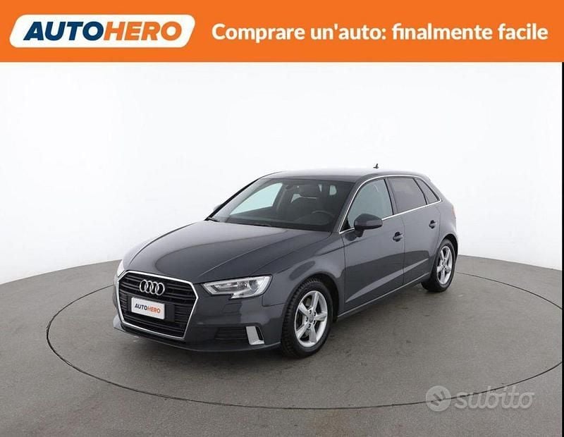 Usata Audi A3 Sport 190 CV (139 kW) 2019 Grigio Berlina