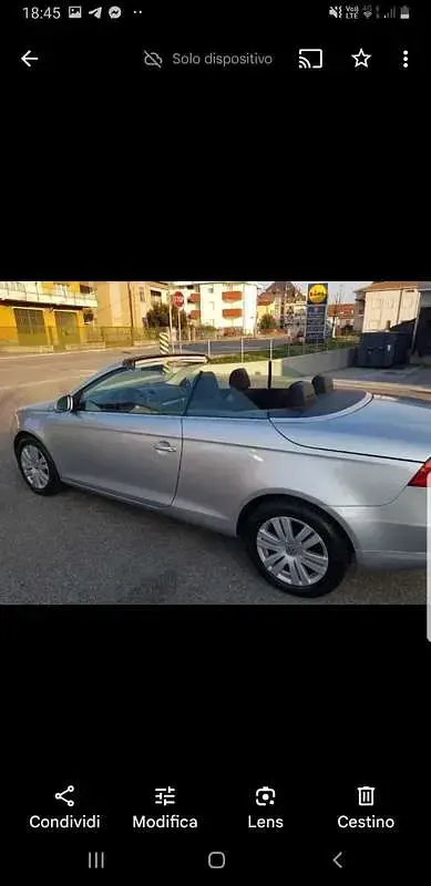 Usata VW Eos 150 CV (110 kW) 2006 Cabrio