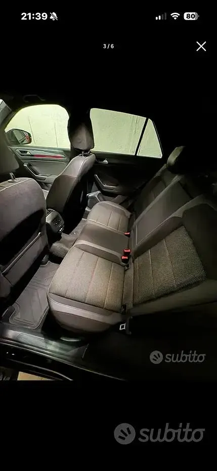 Usata VW T-Roc R-line 150 CV (110 kW) 2021 Nero SUV