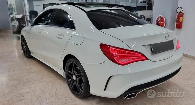 Usata Mercedes CLA220 AMG 177 CV (130 kW) 2015 Bianco Berlina