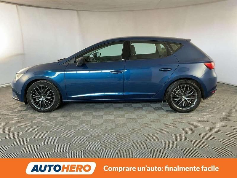 Usata Seat Leon Style 110 CV (80 kW) 2016 Blu/azzurro Berlina