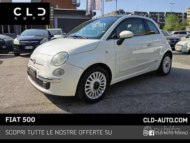 Usata Fiat 500 Lounge 69 CV (50 kW) 2009 Bianco Cabrio