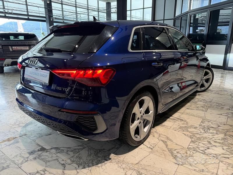 Usata Audi A3 S-Line 150 CV (110 kW) 2020 Blu Berlina