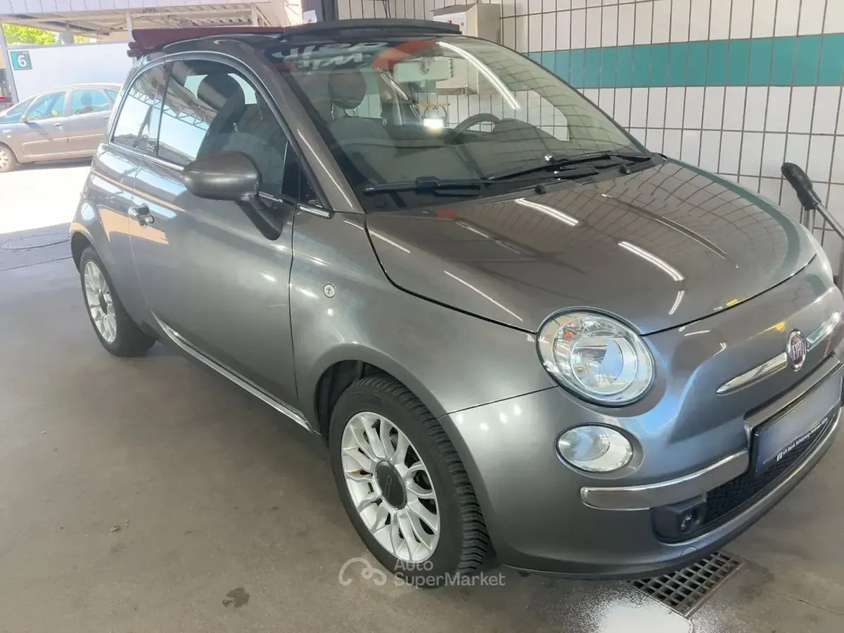 Brugt Fiat 500C Lounge 69 HK (50 kW) 2014 Grå Cabriolet