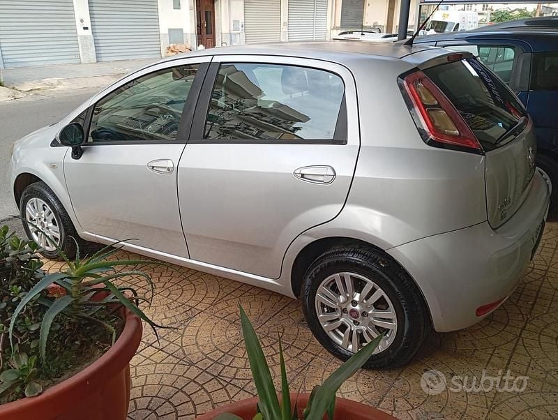Usata Fiat Punto Lounge 69 CV (50 kW) 2014 Grigio Utilitaria