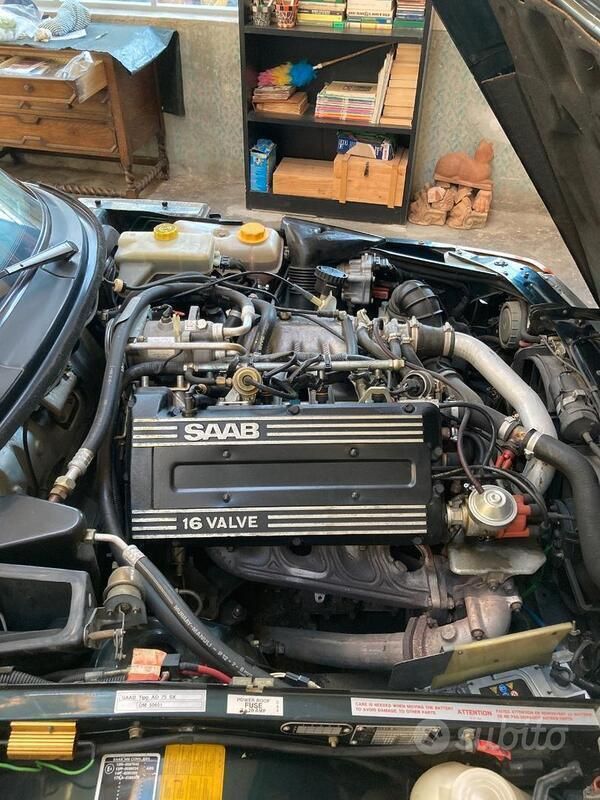 Usata Saab 900 Cabriolet 141 CV (103 kW) 1994 Verde Cabrio