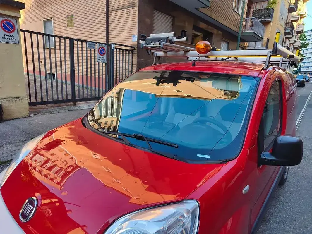 Usata Fiat Fiorino 95 CV (69 kW) 2016 Rosso Monovolume