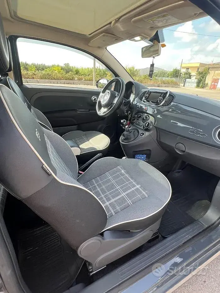 Usata Fiat 500 Lounge 69 CV (50 kW) 2017 Grigio Berlina
