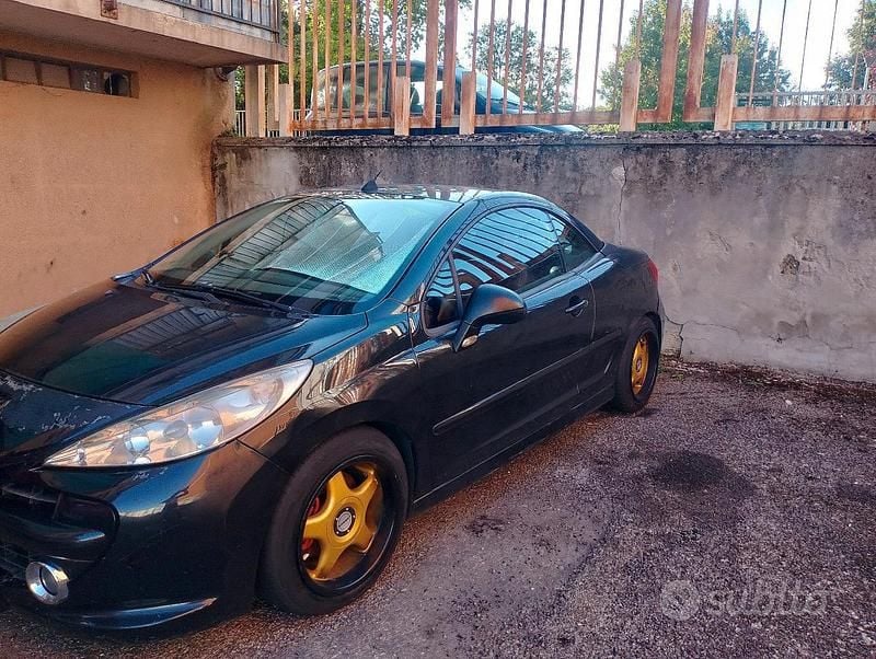Nero Usata 2008 Peugeot 207 CC Cabrio | 1800 € (Super prezzo) - Immagine 1/4