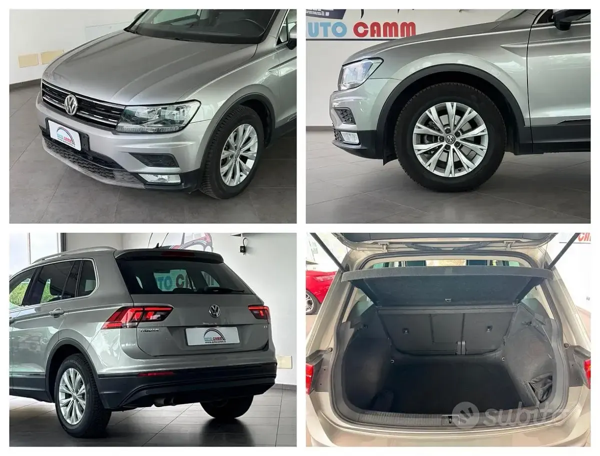 Usata VW Tiguan Business 125 CV (91 kW) 2017 Grigio SUV