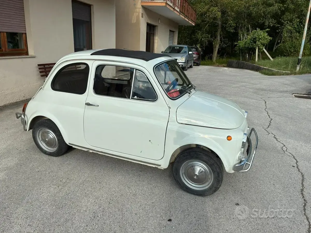 Usata Fiat 500 1970 Bianco Utilitaria