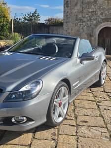 Usata Mercedes SL350 316 CV (232 kW) 2010 Grigio Cabrio
