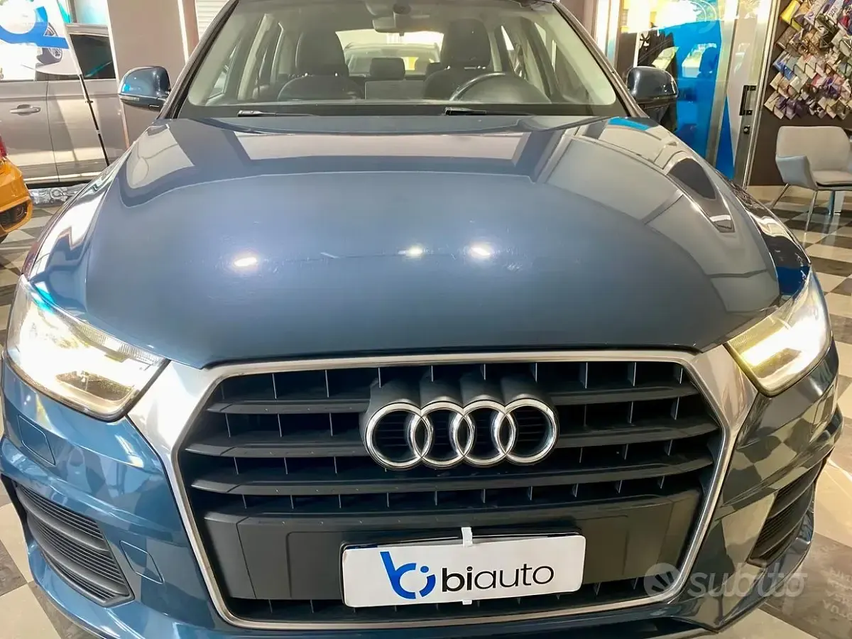 Usata Audi Q3 Design 120 CV (88 kW) 2016 Blu SUV