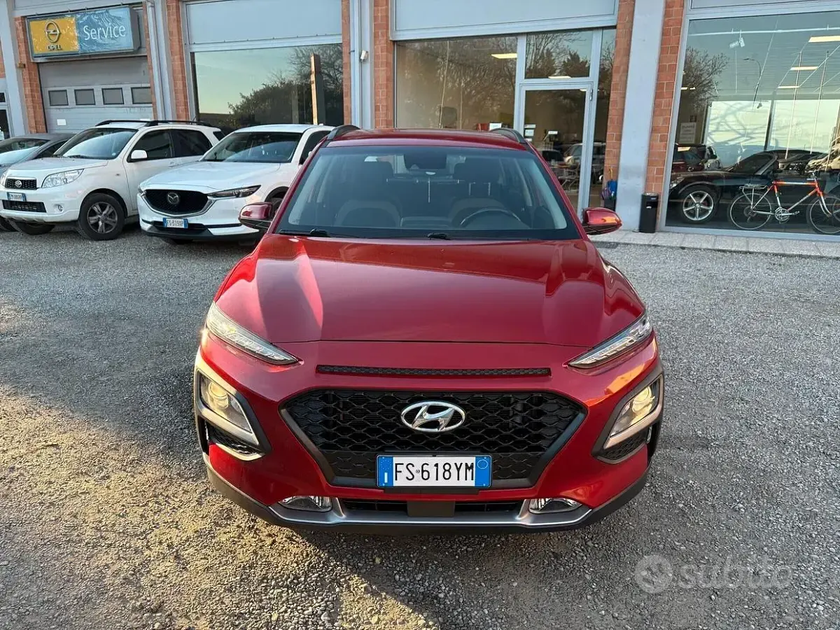 Usata Hyundai Kona 116 CV (85 kW) 2019 Rosso SUV