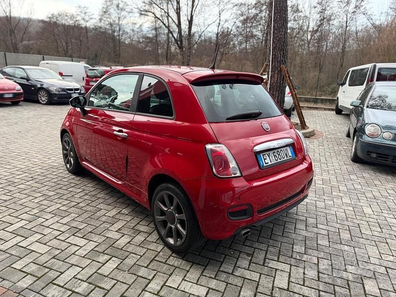 Usata Fiat 500S 95 CV (69 kW) 2015 Rosso Berlina