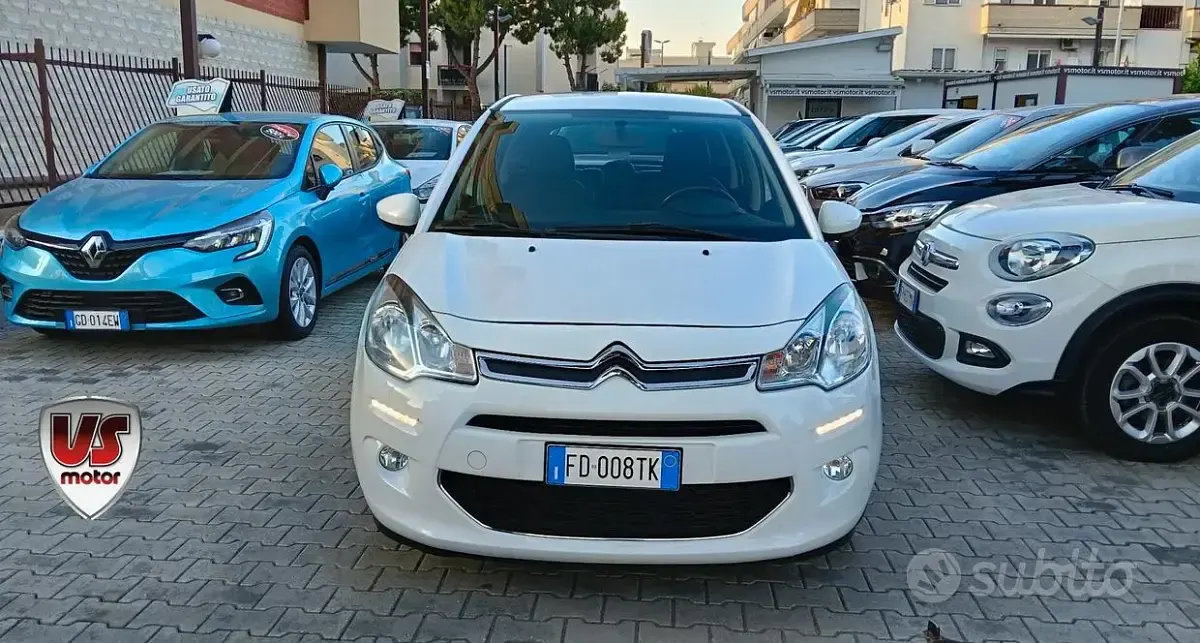 Usata Citroën C3 Exclusive 82 CV (60 kW) 2016 Bianco Berlina