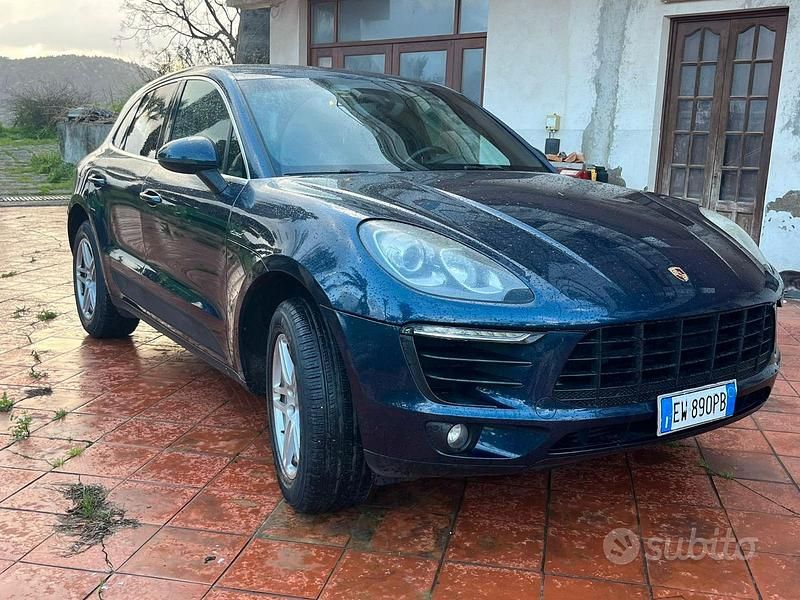 Usata Porsche Macan S 250 CV (183 kW) 2014 Blu SUV