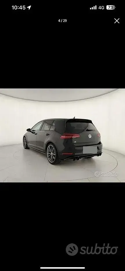 Usata VW Golf VII R 310 CV (228 kW) 2018 Nero Berlina