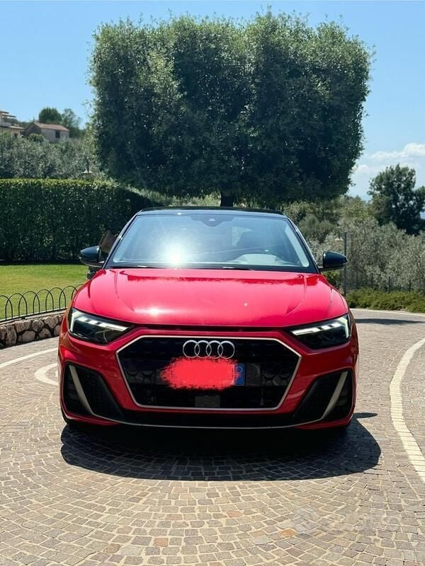 Usata Audi A1 S-Line 95 CV (69 kW) 2020 Rosso Utilitaria