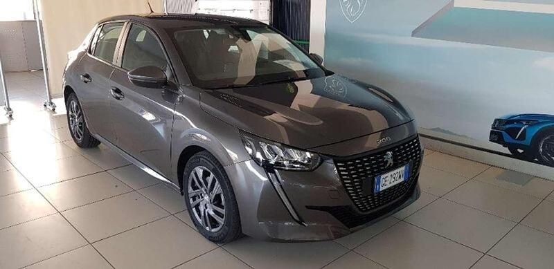 Usata Peugeot 208 Active 101 CV (74 kW) 2021 Grigio Utilitaria