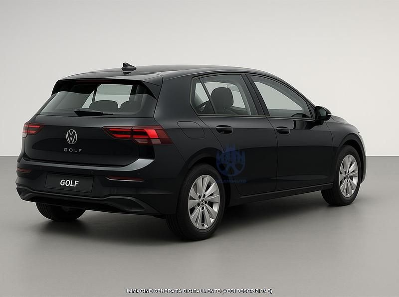 Usata VW Golf VIII Life 150 CV (110 kW) 2022 Nero Utilitaria